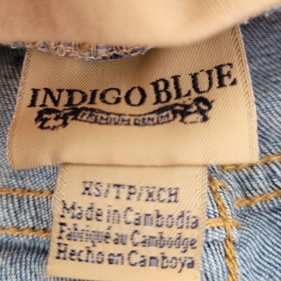 Motherhood Maternity Indigo Blue Secret Fit Belly skinny jeans medium wash XS - Picture 10 of 13